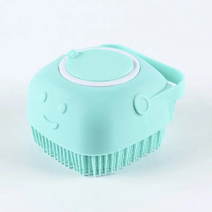 Esponja De Silicone Para Banho Com Dispenser