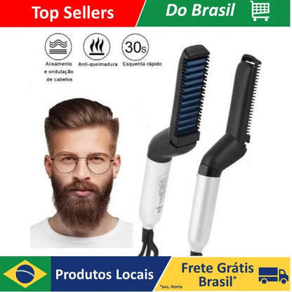 Chapinha Modelador Pente Portátil Para Cabelo E Barba