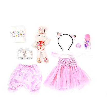 Boneca Reborn Girl 55cm Pink Princess