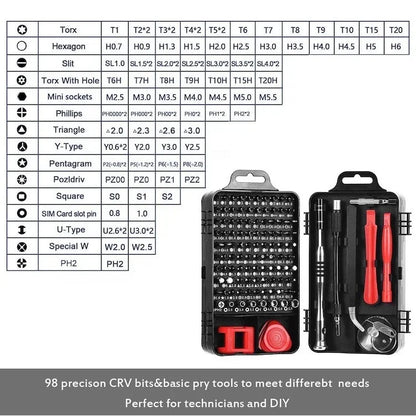 Conjunto de ferramentas de reparo profissional Xlw-115