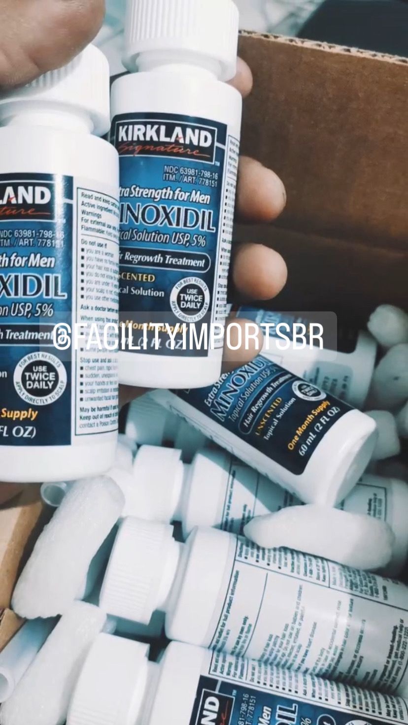 Minoxidil Caixa 6unid Kirkland 5% Original (frete a combinar)